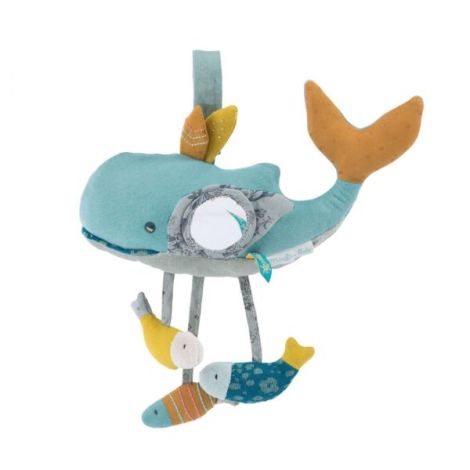 Jucarie senzoriala cu activitati, balena josephine, moulin roty - imagine 7